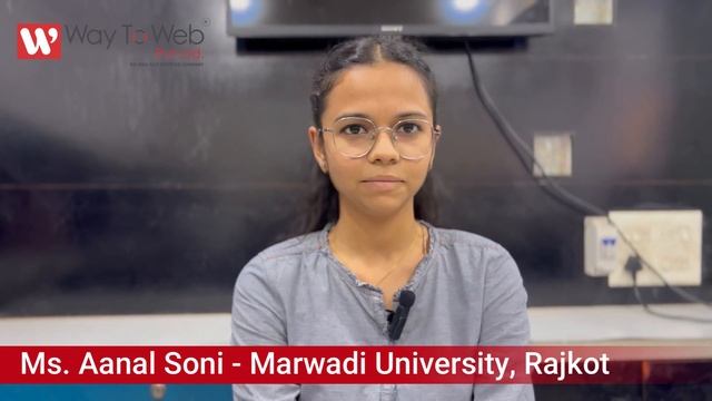 Student Aanal Soni Sharing her experience about WayToWeb #python#react#training#waytoweb #ahmedabad смотреть онлайн