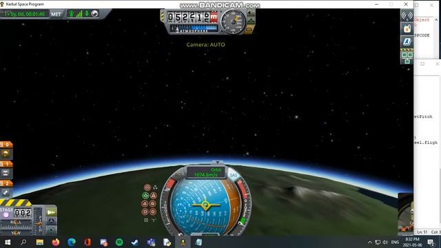 Kerbal Space Program: kRPC Python - demonstration смотреть онлайн