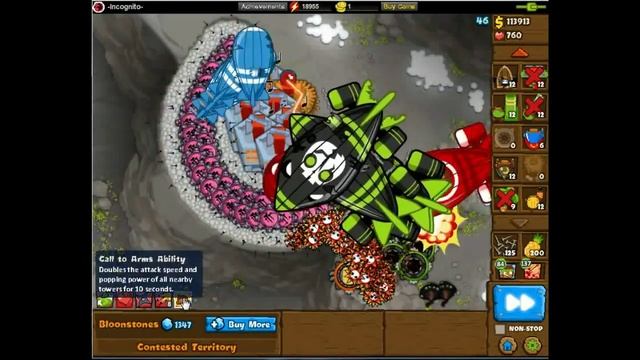 Hypersonic Tack Shooter Exploit on Contested Territory - Bloons Monkey City смотреть онлайн
