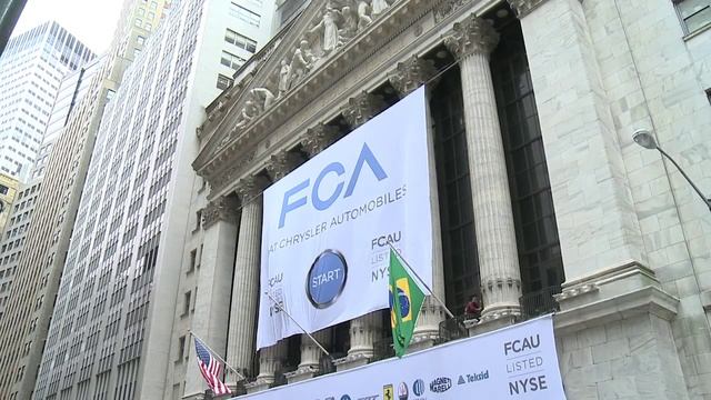 Fiat Chrysler Automobiles NYSE Banner Raising смотреть онлайн