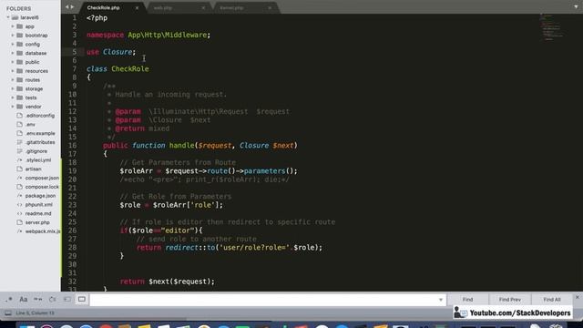 #8 Laravel 6 Basics | Middleware (II) | Middleware Parameters | Terminable Middleware смотреть онлайн
