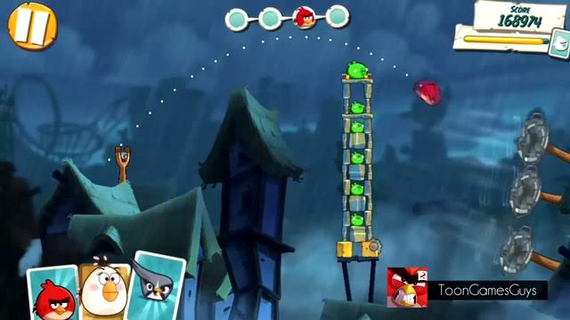 Angry Birds Under Pigstruction - King Pig - Boss Fight - Level 60 смотреть онлайн