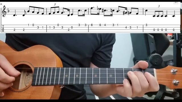 Star Wars Theme - Easy Beginner Ukulele Tab With Playthrough Tutorial Lesson смотреть онлайн