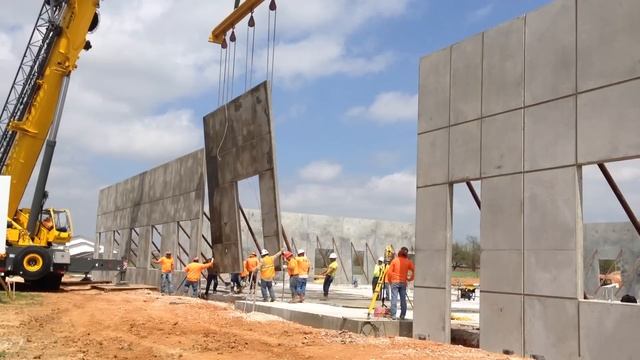 Concrete Tilt Wall Panel Installation смотреть онлайн