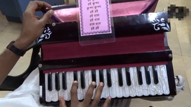 Jahnavi - Аккорды гармошка киртан. Харе Кришна. Hare Krishna. Chords Harmonium Tutorial