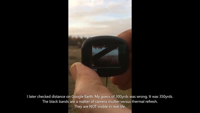 80x60 sensor micro thermal scope, testing maximum range. смотреть онлайн