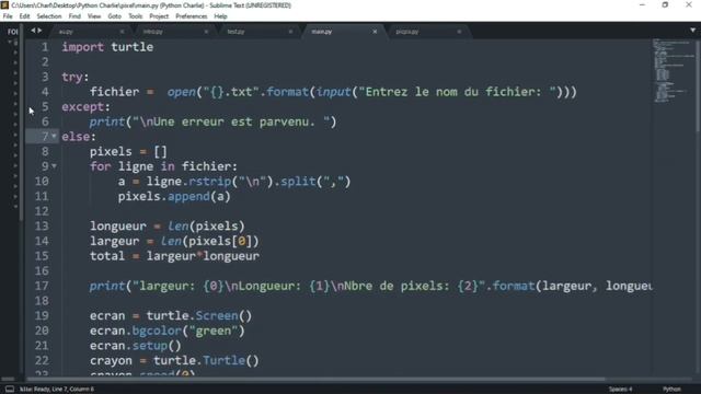 Dessiner avec turtle python @charlie code смотреть онлайн