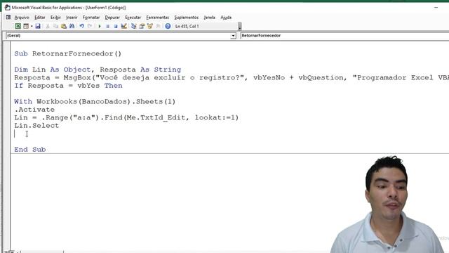 Excluir Registros em Planilha Excel Multi Usuario, Excluir via VBA, Cadastro do Zero Multi Usuario1 смотреть онлайн