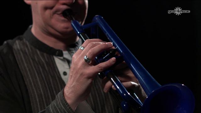pTrumpet Plastic Trumpet, Blue | Gear4music demo смотреть онлайн