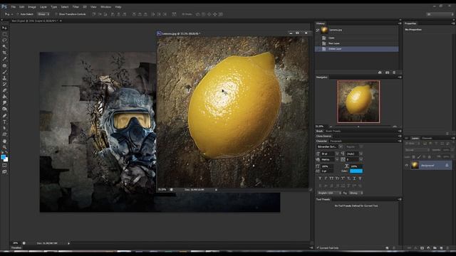 Photoshop CS6 - Moving layers between projects - Beginner смотреть онлайн