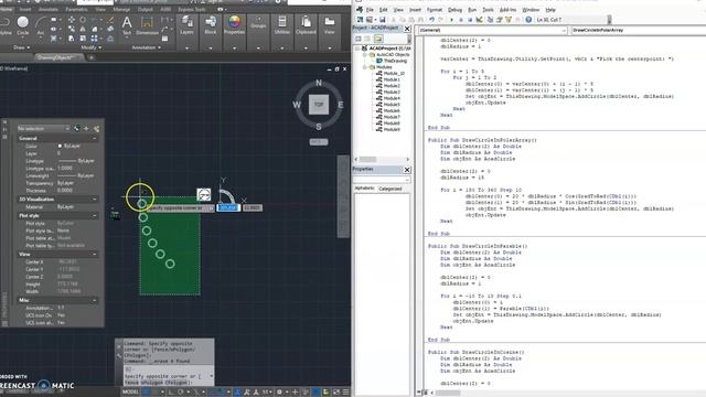 15. VBA AutoCAD - Dibujando circulos смотреть онлайн