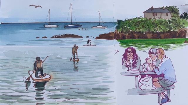 A Week In Sixteen Sketches - Urban Sketching On Ireland's East Coast смотреть онлайн
