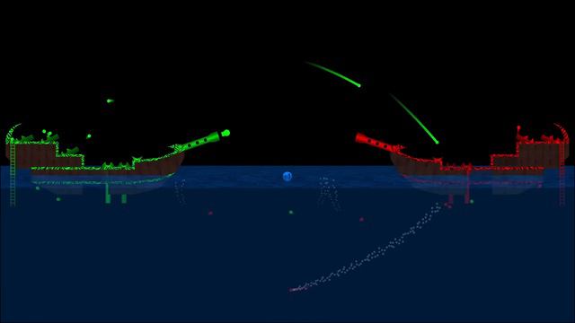 Pirate Ship Battle - Marble Race In Algodoo