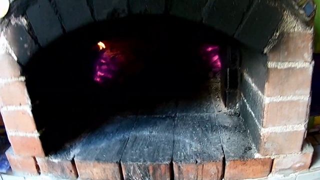 Лепешки и Курица в печи. Подовая печь своими руками смотреть онлайн