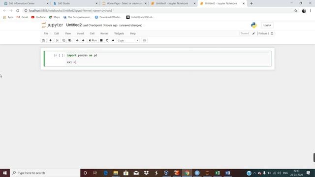 Importing the data in SAS , R & Python смотреть онлайн