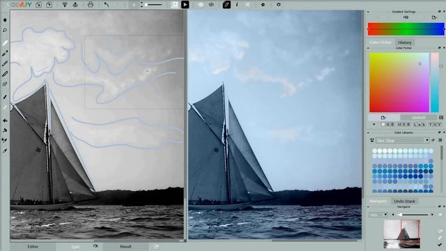 CODIJY Tutorials | How To Colorize A Seascape