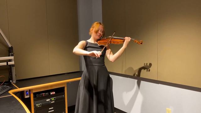 Dvorak Violin Concerto in A minor, mvt. 1-- Mia Kraker