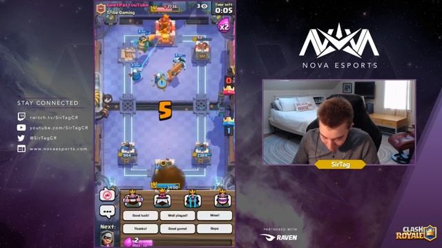 PLAYING VS CHIEF PAT! Best Magic Archer Deck — Clash Royale смотреть онлайн