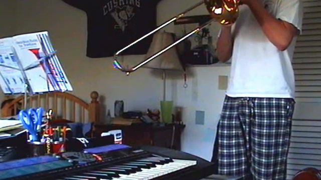 Super Mario Brothers on Trombone смотреть онлайн
