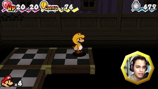 Paper Mario 3D Land - Part 3 - Mario's Creepy Mansion! w/Facecam! смотреть онлайн