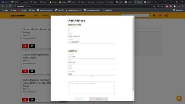 Full-Stack BEWAKOOF clone with REACT JS (Full E-comm Store) смотреть онлайн