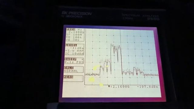 Измерение сигнала 3G UMTS анализатором спектра в зависимости от рельефа смотреть онлайн