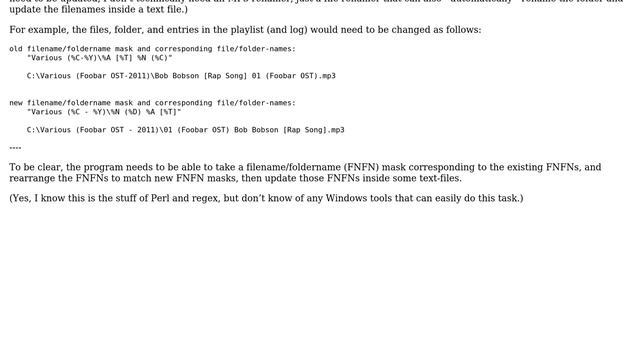Program / Script / Method to rename EAC-ripped album of MP3s using Masks смотреть онлайн
