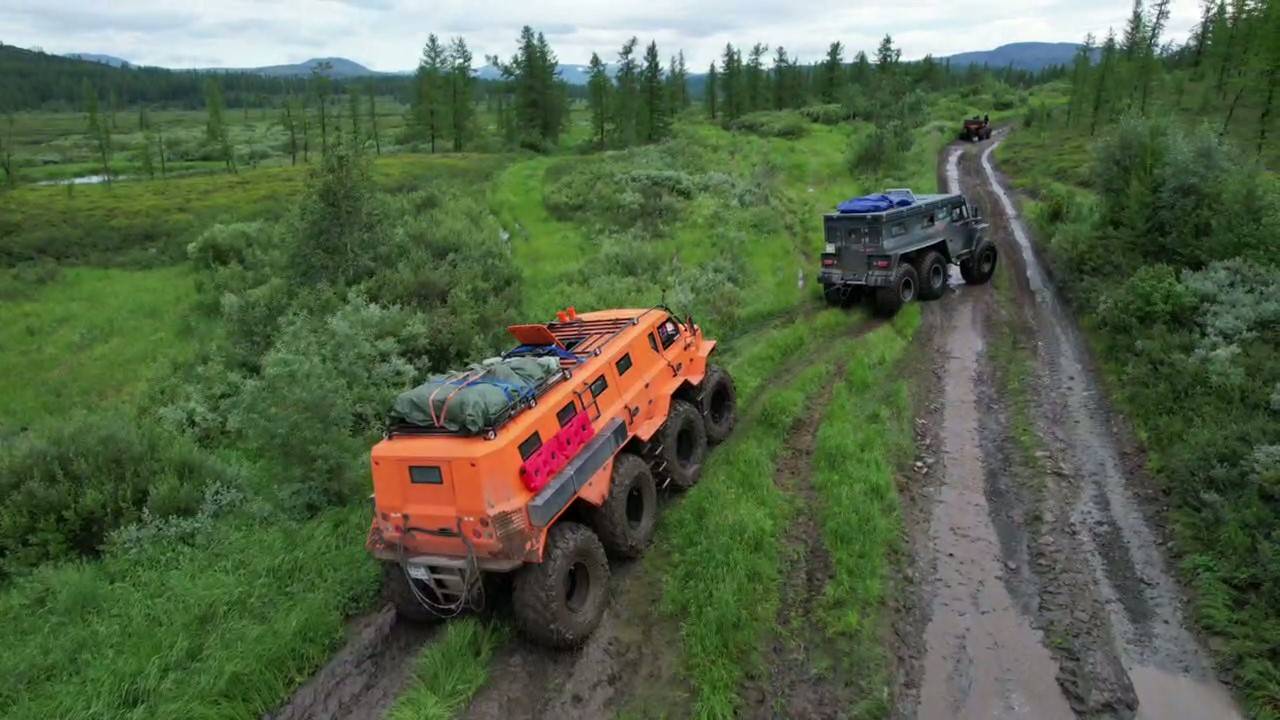 100 км. по Полярному Уралу на вездеходах! Рыбалка на хариуса. Завершение экспедиции на Ямале. Север смотреть онлайн