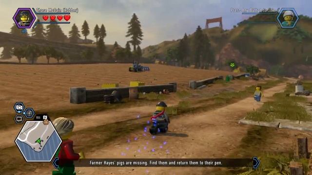 Let's Platinum LEGO City Undercover - Part 21: Farmer Chase Will Find Your Pig's смотреть онлайн