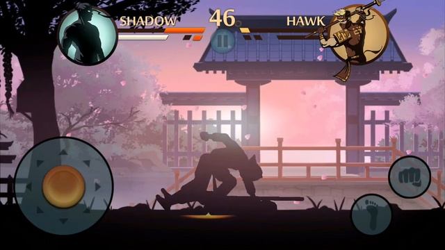 Shadow Fight 2 || Shadow vs Hawk|| Shadow take Hawk's weapon (No Hack)|| { Android Game} смотреть онлайн