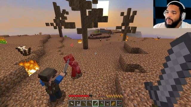 Minecraft 100 Days : THE LAST DAYS OF HUMANITY ( pt 1) смотреть онлайн