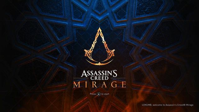 Assassin's Creed Mirage Title Screen (PC, PS4, PS5, X1, XSX, XSS, Luna) смотреть онлайн