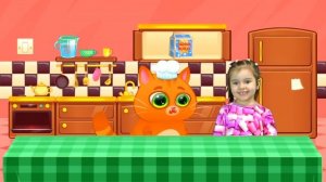 Арина попала в игру к котику Bubbu | Виртуальный питомец весело проводит время