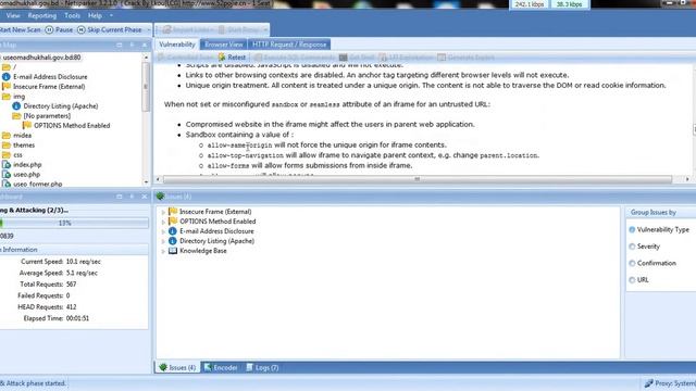 Penetration testing Part 2 And Crawling смотреть онлайн