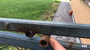 Удобная калитка .Открываем в обе стороны.