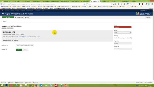 Fix google map api issue on your joomla website in a second смотреть онлайн
