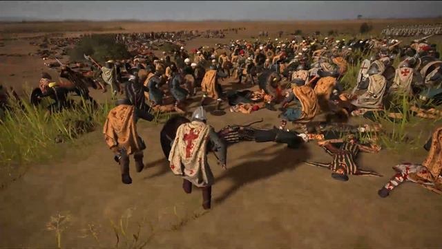 MASSIVE CRUSADE - Major battle - Total War Rome 2 Medieval 1100 ad mod смотреть онлайн