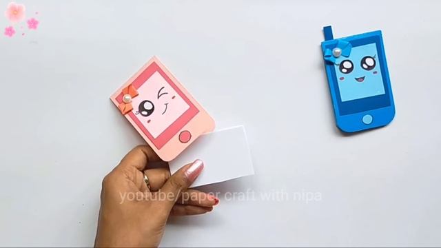DIY Cute Notepad Phone / School Supplies / How To Make Paper Folding Phone / DIY Old Phone / Craft
