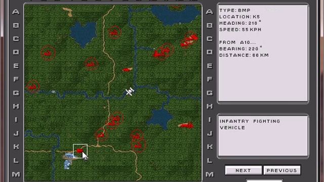 Sierra's Silent Thunder: A-10 Tank Killer II - Gameplay - Columbia - Mission 2: Jungle Strike смотреть онлайн
