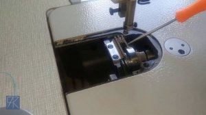 МК от  механика -  настройка промышленной швейной машины с челноком двойного облегания/грайфером!