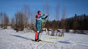 Коньковый ход - работа на прокат упражнение необходимое всем! Разбор упражнения баланс на одной лыж