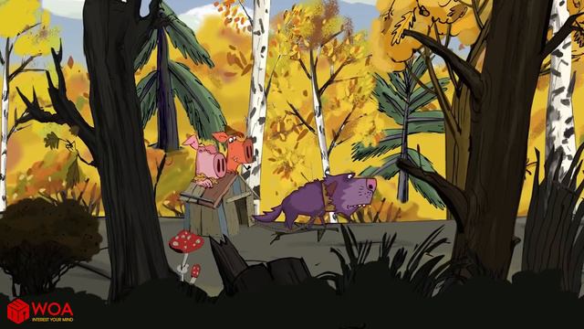 Pig Pinks And Funny Farm Piglet Part 9 || 3D Animation Kids Videos смотреть онлайн