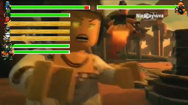 Ninjago: Skybound Final Battle with healthbars смотреть онлайн
