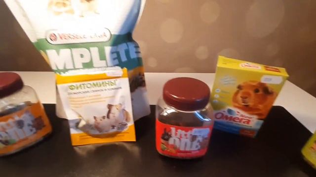 обзор кормов ,витаминов и вкусняшек для хомяков