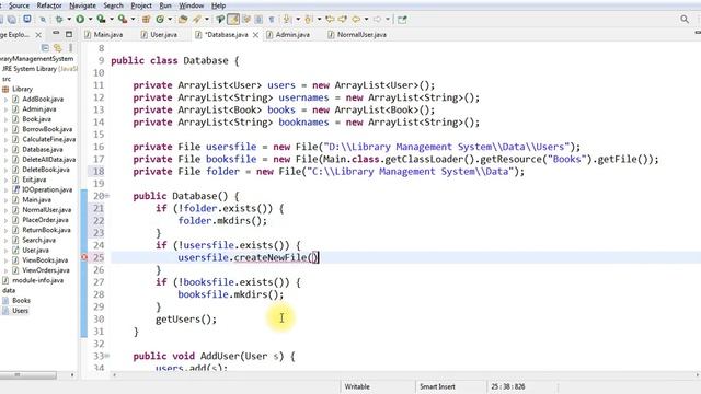 Library Management System using Java Object Oriented Programming (OOP) (Part 3) смотреть онлайн