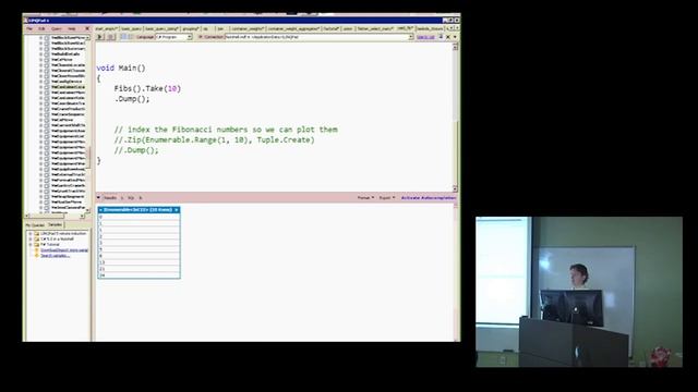 Using LINQ and Sequence Abstractions смотреть онлайн