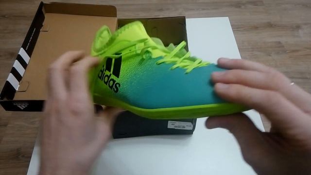 Обзор и распаковка Футзалки Adidas x 16.3 IC смотреть онлайн