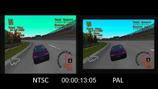 PAL vs. NTSC! - Gran Turismo (PSX) смотреть онлайн