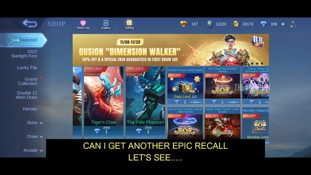 TRICK TO GET PERMANENT RECALL? | HOW MANY DIAMONDS NEEDED FOR EPIC RECALL смотреть онлайн