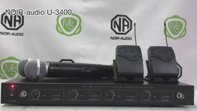 NOIR-audio U-3400 4 беспроводных микрофона разной комплектации и один приёмник. Обзор. Распаковка.